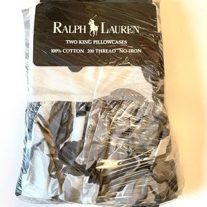 Ralph Lauren Sargent Floral King Size Pillowcases - set of 2, opened never used